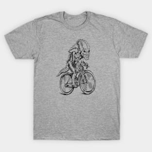 SEEMBO Alien Cycling Bicycle Bicycling Riding Biking Bike T-Shirt